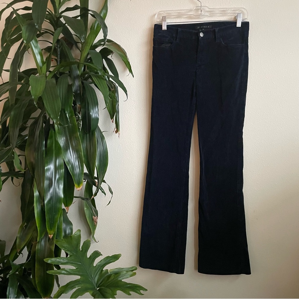 Theory Velvet Low-rise Flare Pants